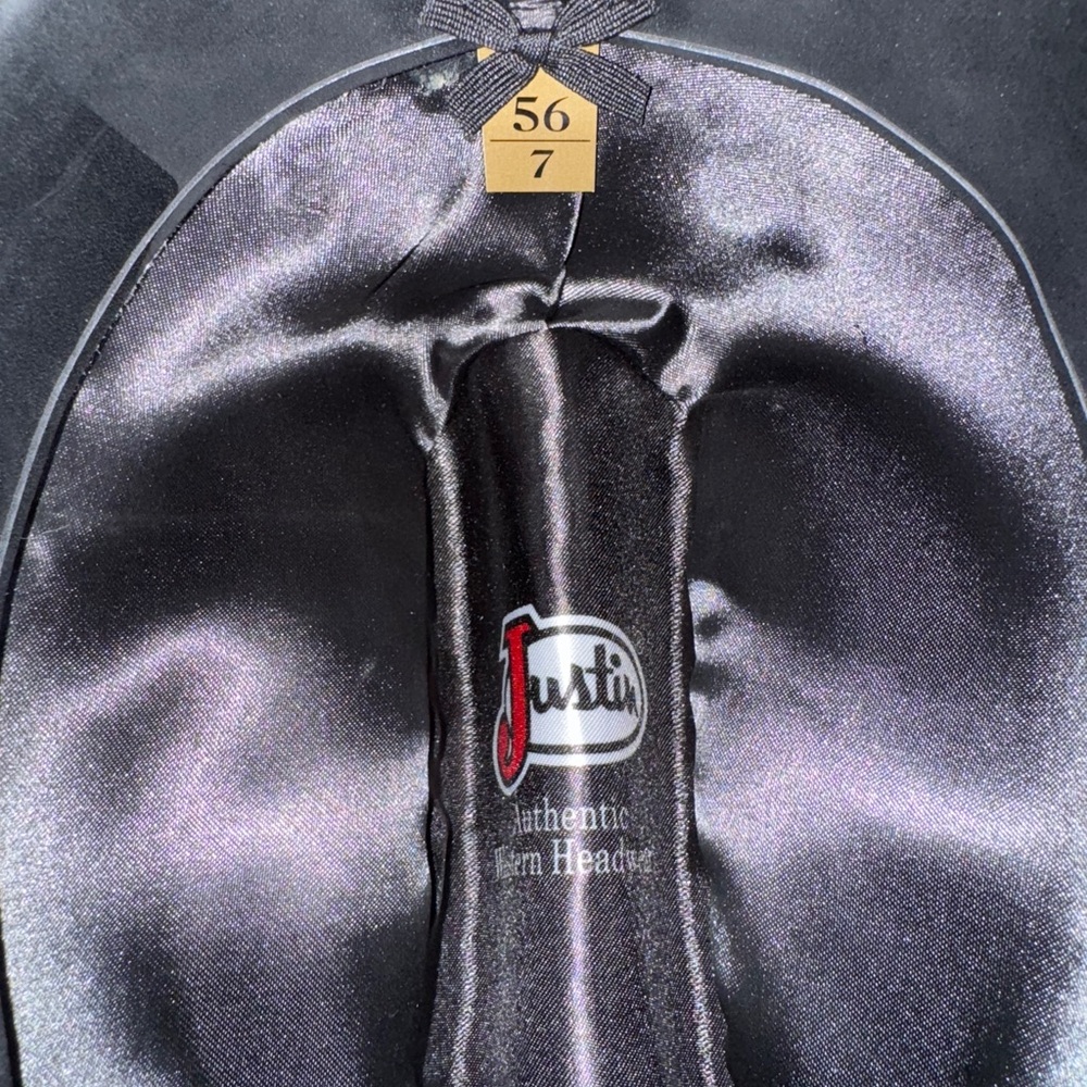 Justin Boots black Cowboy Hat - Picture 3 of 3